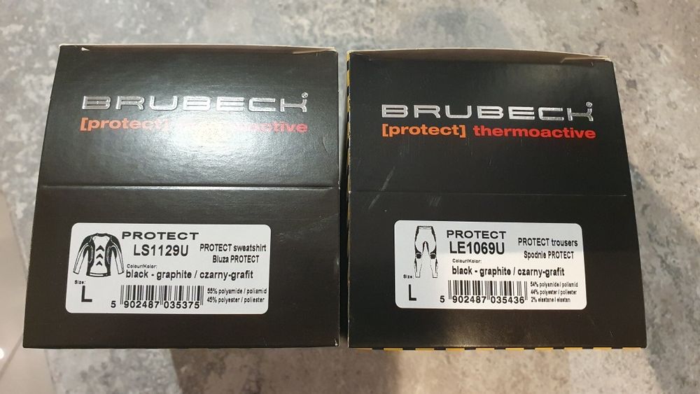 Bielina termoaktywna Brubeck protect komplet rozmiary od S-3XL