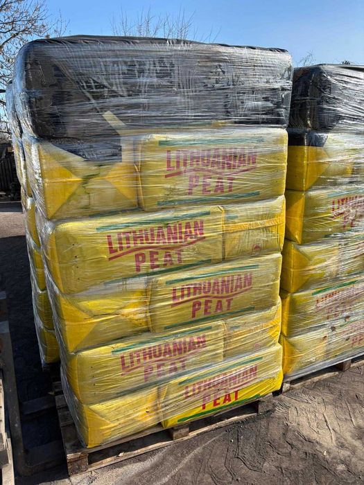 Torf ogrodniczy kwaśny litewski - 250L Paleta (18szt.)