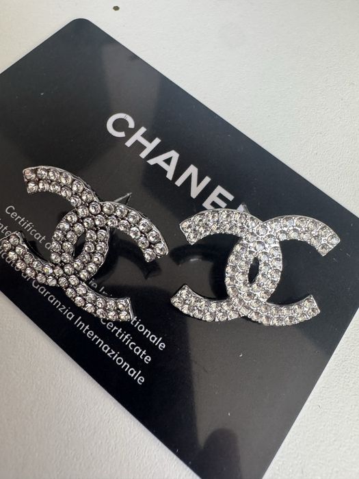 Piękne kolczyki Chanel 2,5x2,2 cm nowe