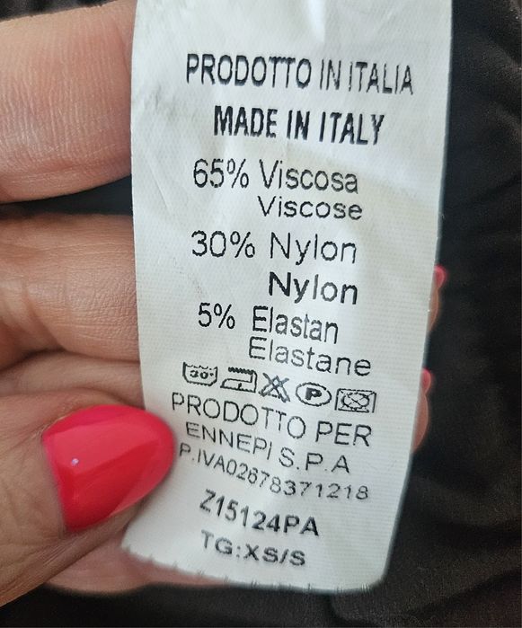 Spodnie Made in Italy S/M brązowe nowe