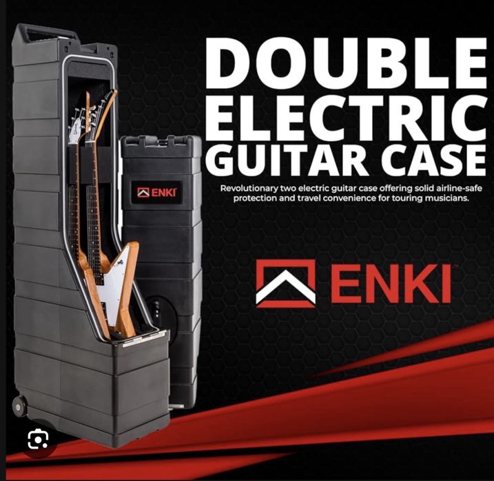 Hardcase Guitarra ENKI AMG-2 EXV Double Guitar Case