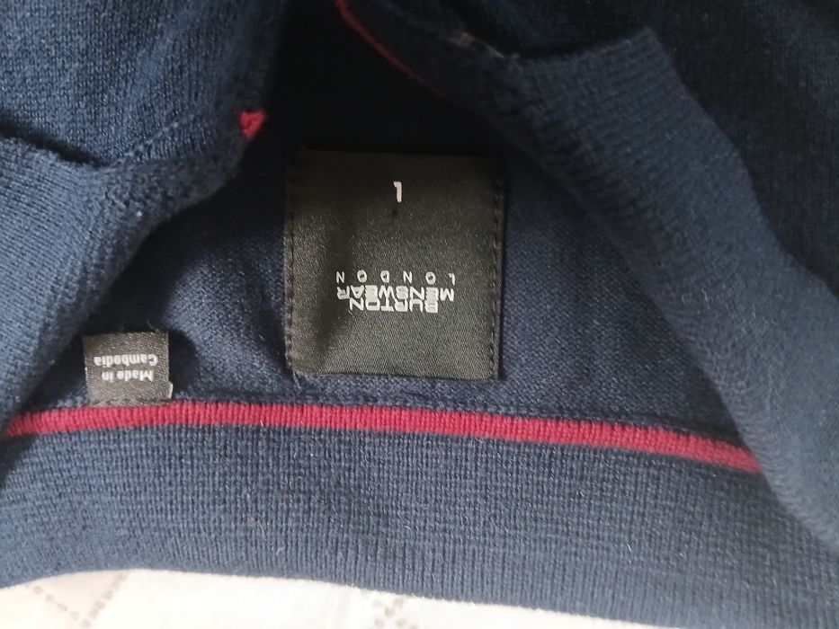 Sweter Burton Menswear London L