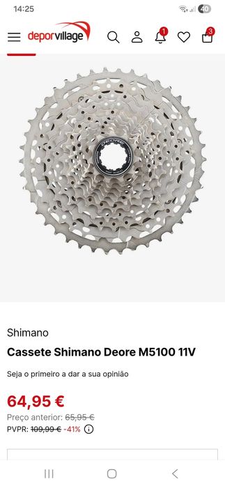 Cassete shimano 11 v