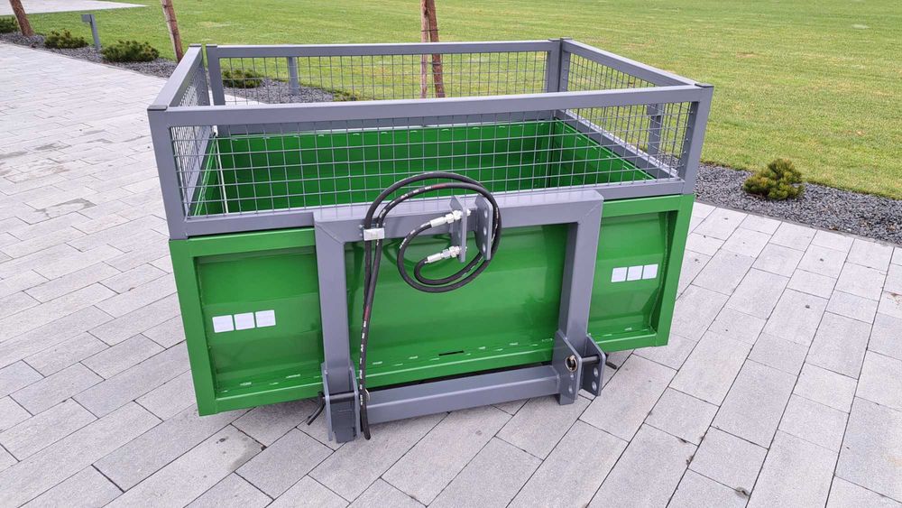 skrzynia transportowa na tył ciągnika tylny TUZ kiper hydrauliczny