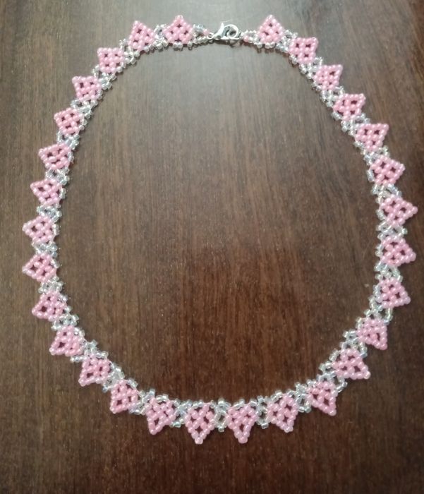 Силянка з сердечками з бісеру