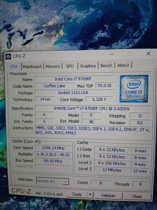 Msi Z390 + I7 9700KF + 32Gb 3600mhz