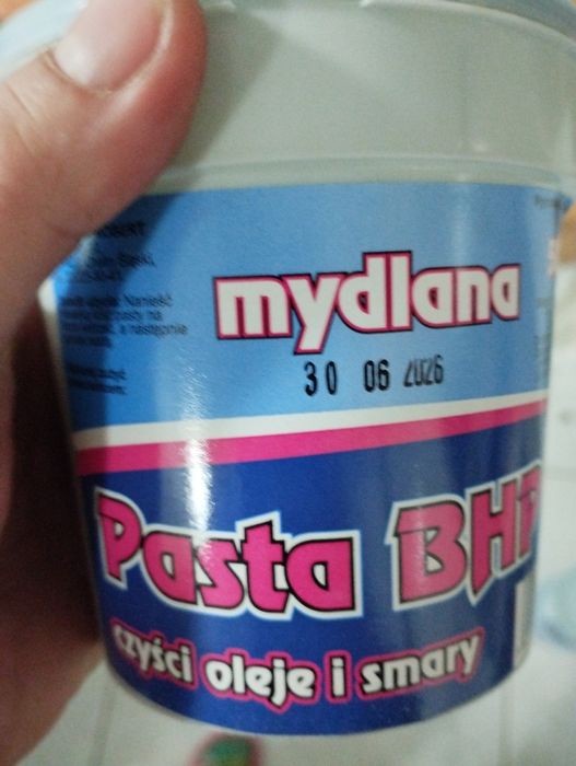 Pasta mydlana BHP