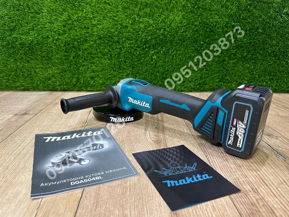Аккумуляторная Болгарка Makita DGA511BL Pro 36V 8Ah Ушм шлифмашинка
