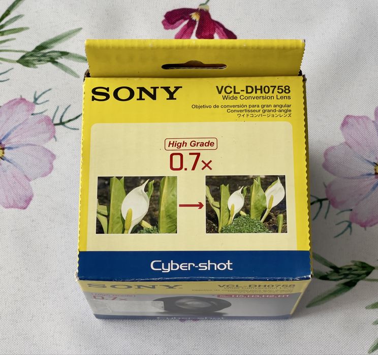 Nowy konwerter szerokokątny Sony VCL-DH0758 0.7x High Grade – Komplet!