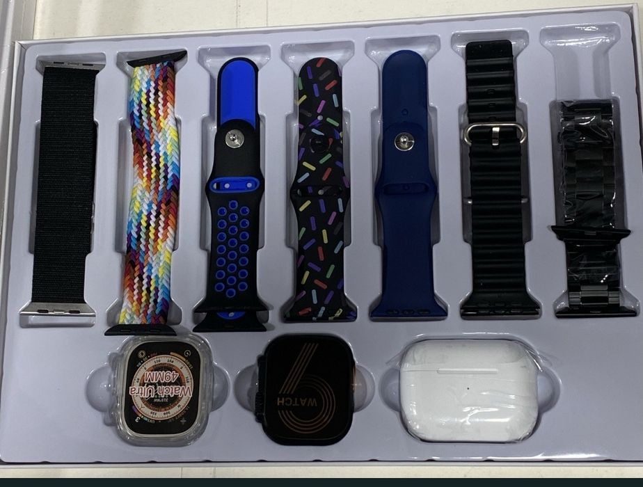 Набір смарт-годинник i20 Ultra 2 Max + Bluetooth навушники