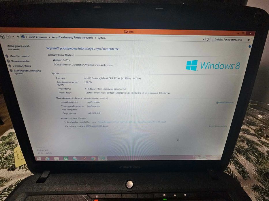 Laptop Acer Emachines E510