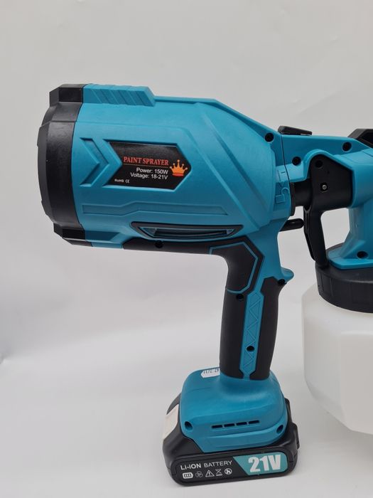 Pistolet malarski akumulatorowy 18V 150W 1x aku 1L agregat