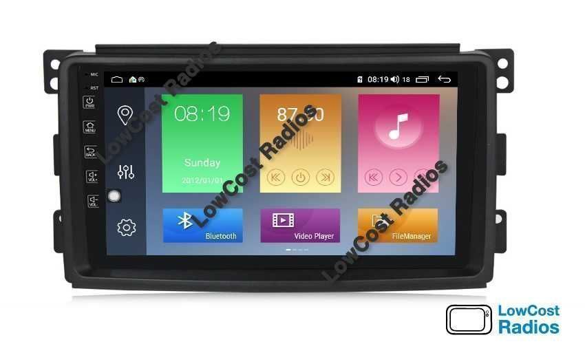 Auto Rádio 9' SMART 451 / W451 | GPS ANDROID Bluetooth USB APPS WIFI | CARPLAY • ANDROID AUTO