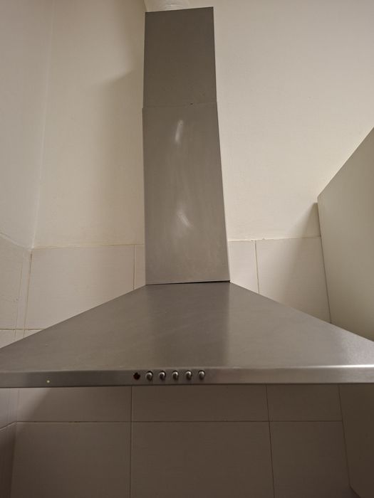 Placa, forno e exaustor