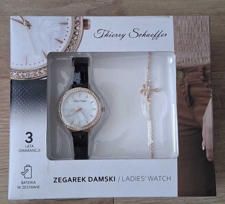 Zegarek damski z bransoletką Thierry Schaeffer