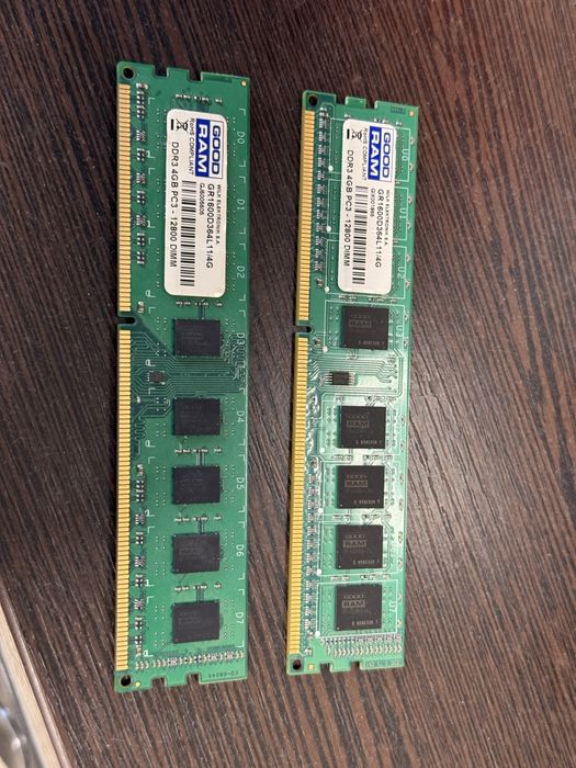 Ddr3 4gb 2 штуки good ram