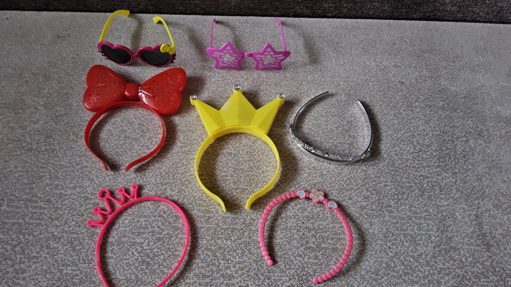 Ободок на голову и очки для девочек