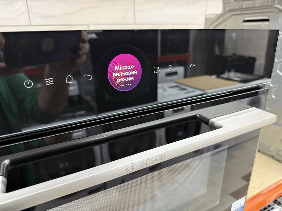 Духовка Бош Bosch , духовой шкаф  з мікроволновкою СВЧ .