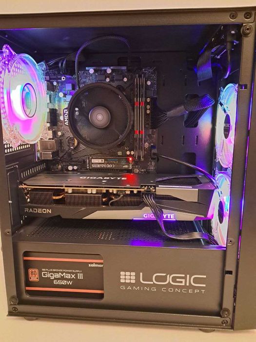 Zestaw Najtańszy Gamingowy | Ryzen 5 | RX 7600 | 480GB | 16GB WiFi