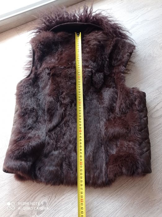 Kamizelka z króliczego futerka
