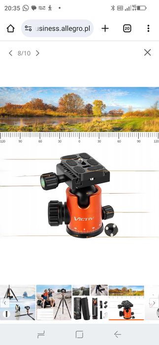 Profesjonalny statyw victiv at40 nowy