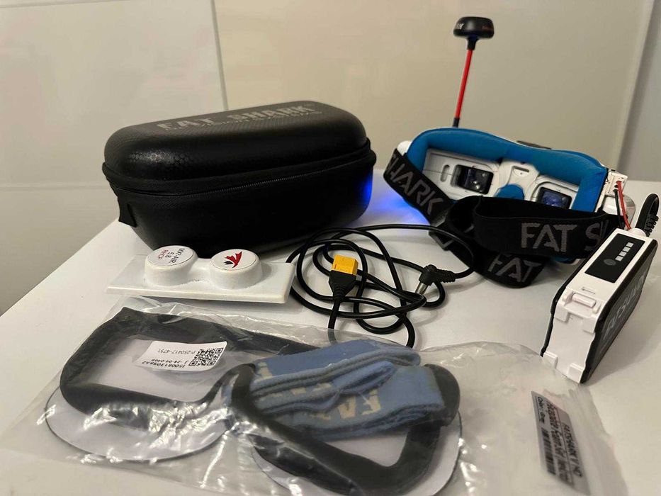 Goggles FPV Fatshark HD3 + Receiver Furious True-D + Antenas