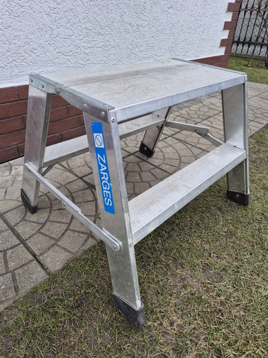 Aluminiowy podest roboczy, stopień Zarges Z500 okazja!