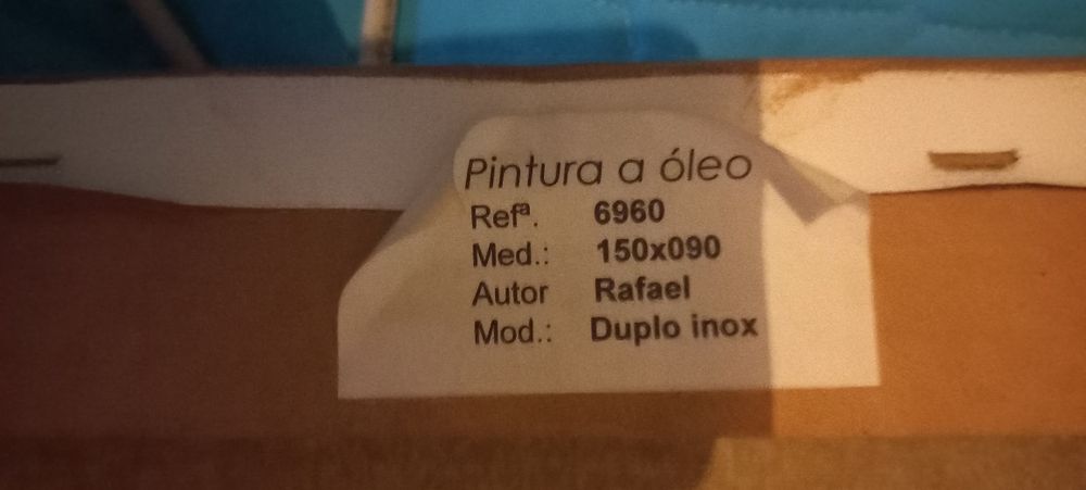 Tela Oleo Pintada a Mão