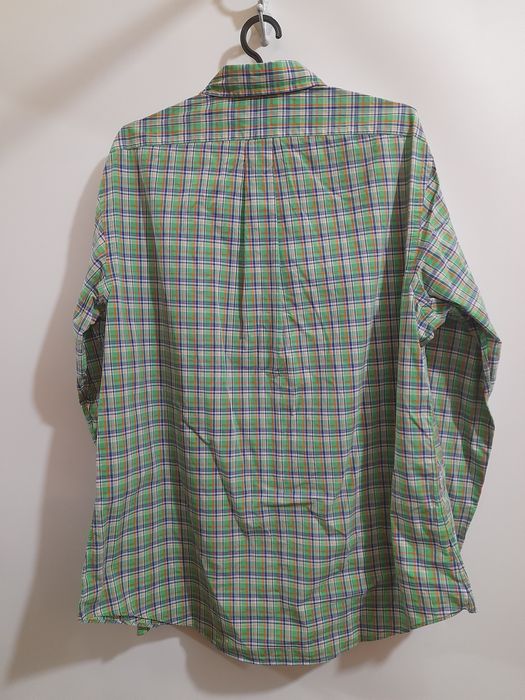 Сорочка чоловіча Polo by Ralph Lauren у яскраво-зелену клітинку р. XL