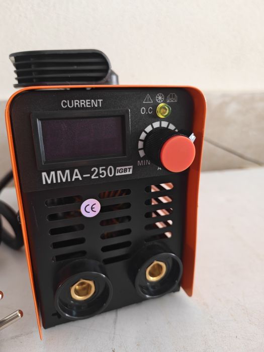 Soldador inversor portátil MMa-250 + proteção facial ferramentas