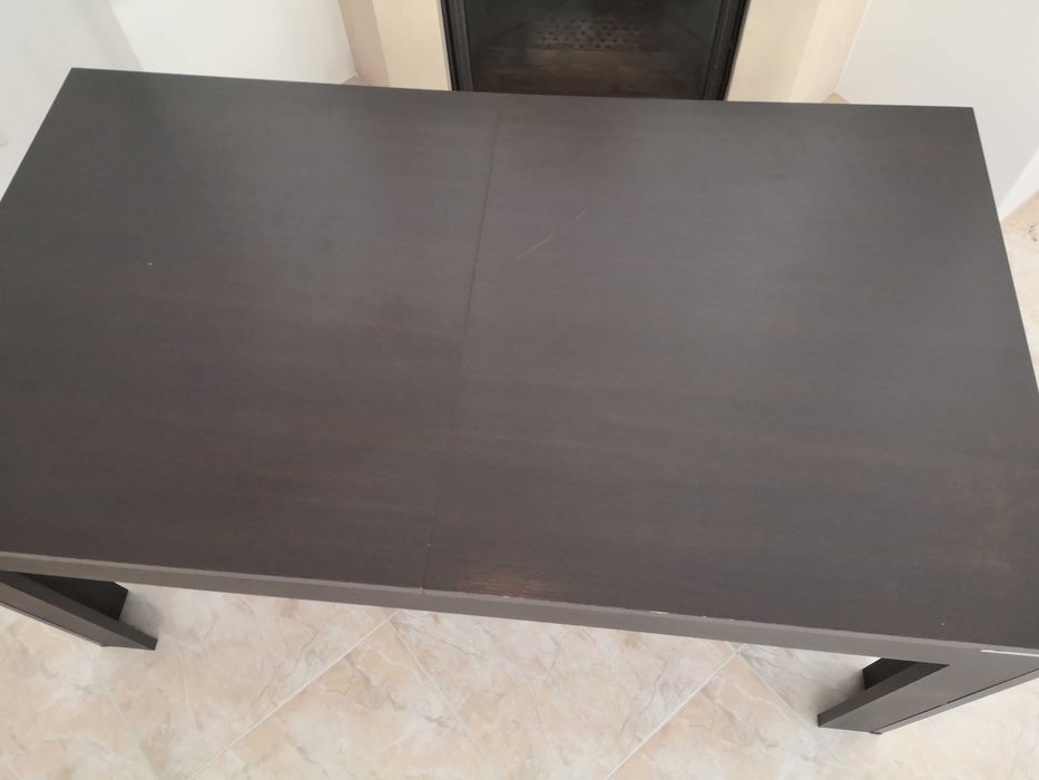 Mesa de sala de jantar extensível / Móvel para TV e arrumação