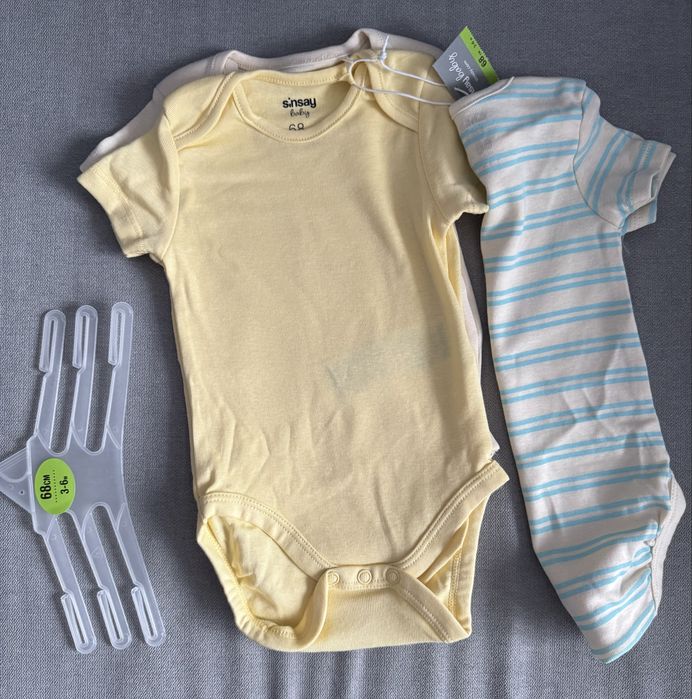 Боді Sinsay 3 шт, 68 розмір