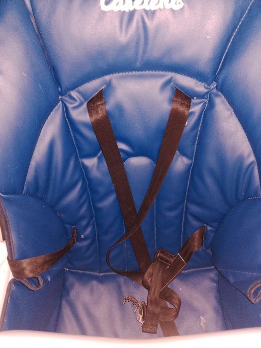 Стільчик для годування та електрогойдалка 2 в 1 Caretero Indigo
