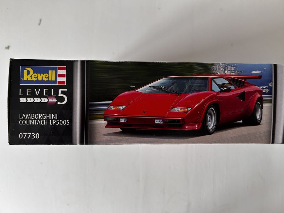 Samochód Lamborghini Countach LP500S model do sklejenia Revell 07730