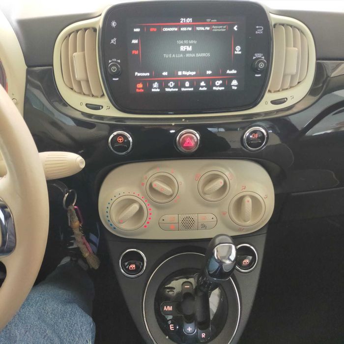 Fiat 500, 1.2 gasolina, caixa automática em muito bom estado!