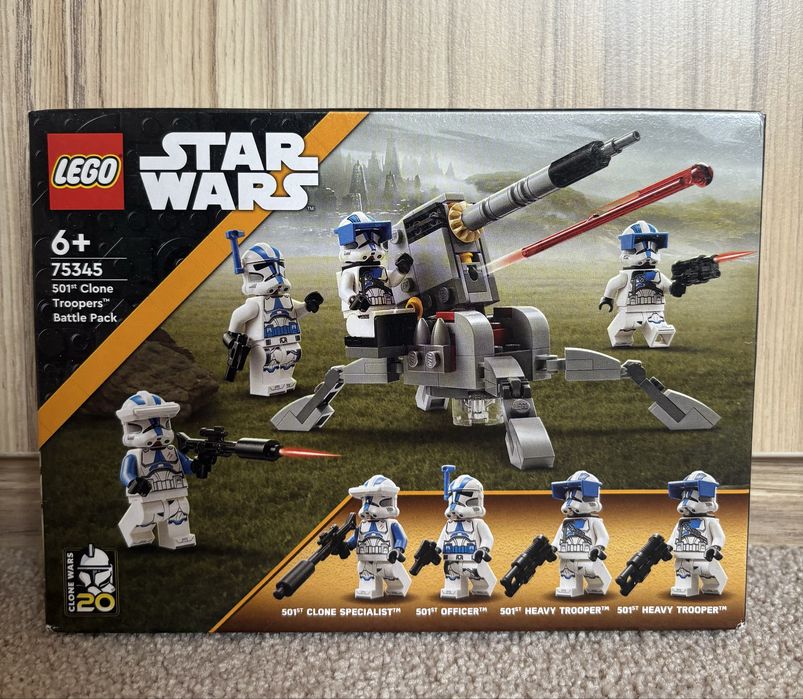 Lego Star Wars 75345 Zestaw bitewny - żołnierze-klony z 501. legionu