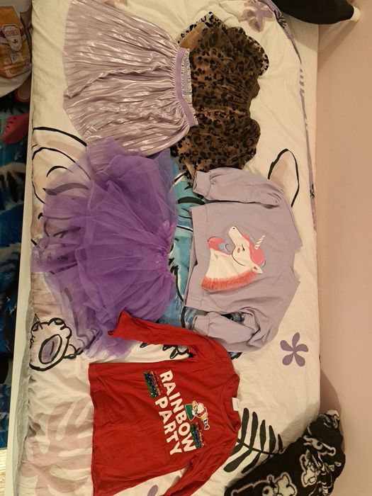 Ciuchy  dla dziewczynki  110 -116 oraz 122