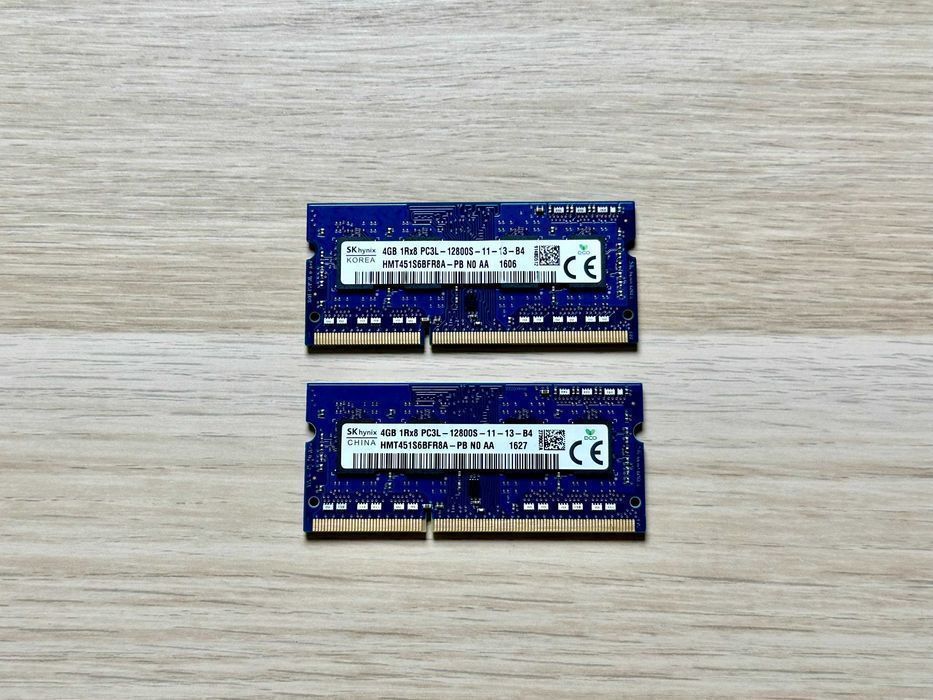 RAM SK Hynix 8GB 2x4GB DDR3 / DDR3L PC3L 12800S – sprawna / testowana