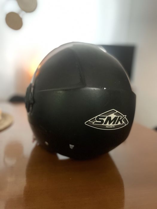 Capacete smk aberto com viseira interna