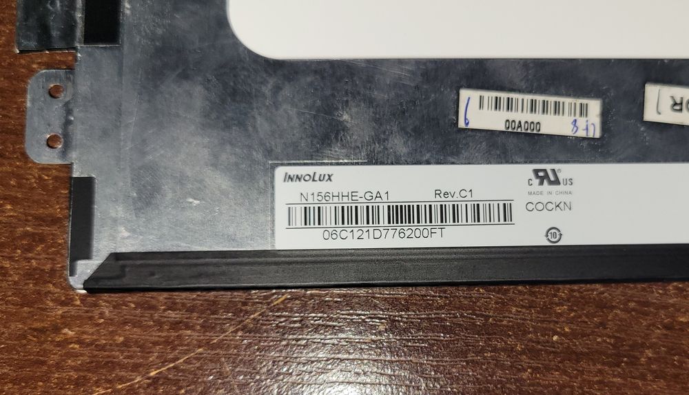 N156HHE-GA1 матрица (30 pin eDp 120hz)