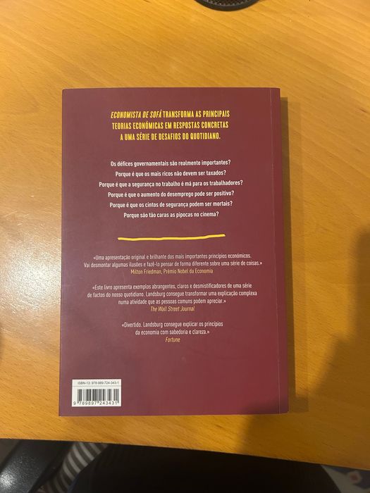 Livro - Economista de sofá