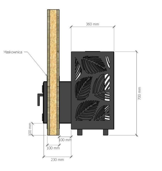 Piec tunelowy do sauny – NOWOŚĆ! Polski, pancerny, 18 kW