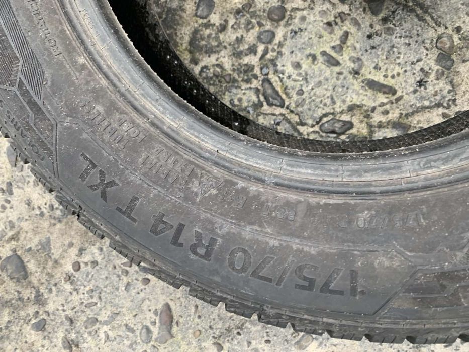 Шина 175/70 R14 1 шт Barum 6,8мм, 175 70 14 зима