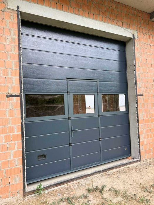 Ворота гаражні - секційні для гаража-Мийок-СТО-заміського будинку