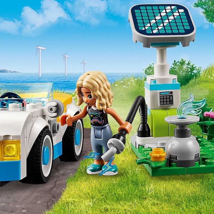 Klocki Lego Friends 42609 Samochód elektryczny i stacja ładująca