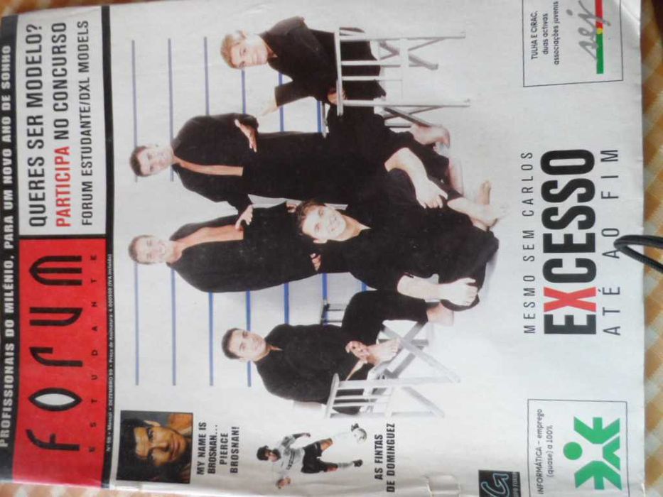 EXCESSO Boy's Band-Revista c/Poster, fotos e literatura sobre eles