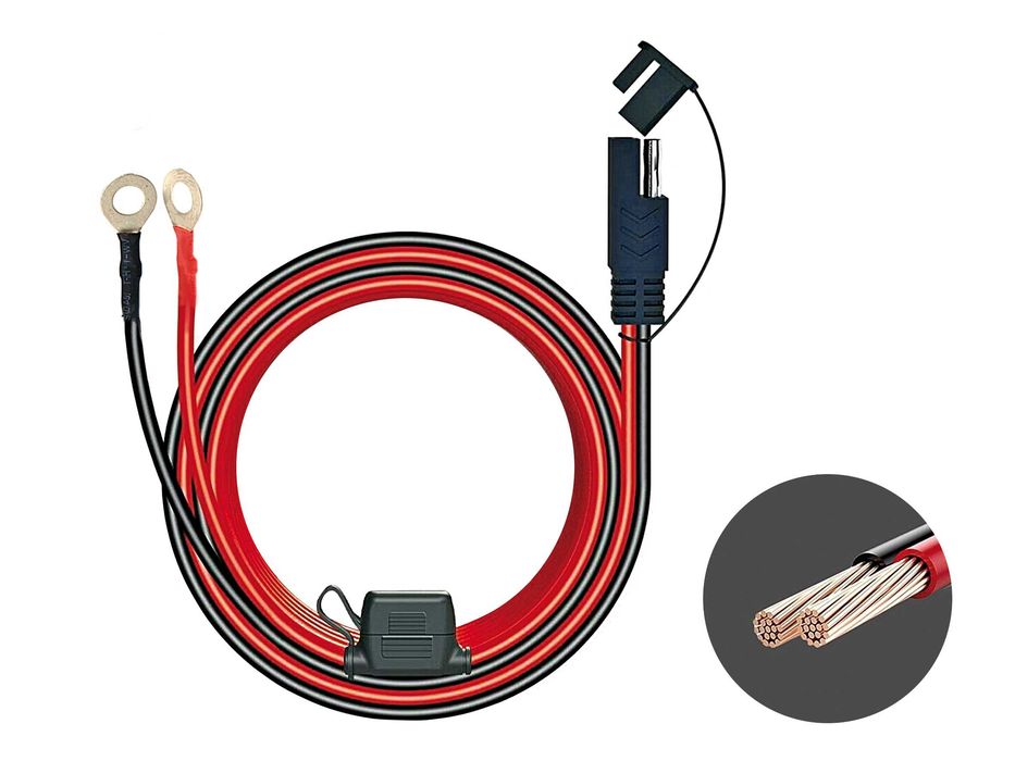 Cabo conector SAE (120cm) para extensão Cabos SAE para ligar à bateria