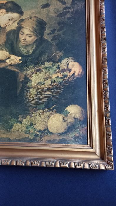 Quadro ( O pequeno vendedor de fruta)
