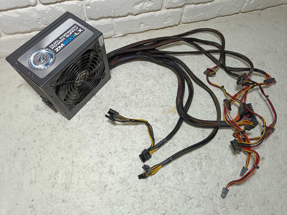 Блок живлення ZALMAN 600W 80 PLUS 8+8pin GPU 4+4pin CPU на ПЛОМБІ!