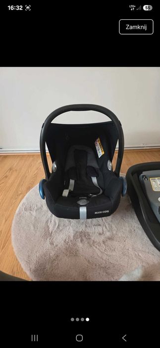 Fotelik maxi cosi Nosidelko + isofix